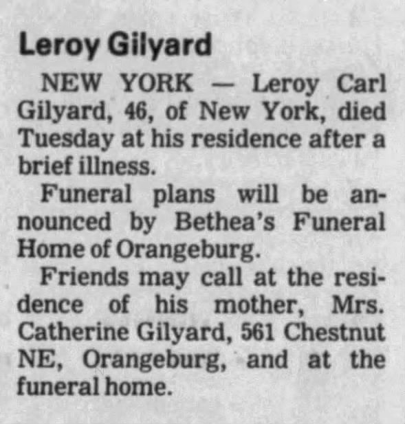 Clipping from The Times and Democrat